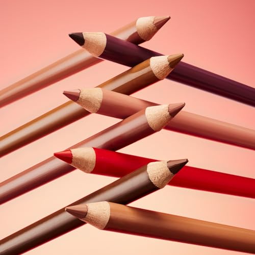 e.l.f. Cream Glide Lip Liner, Highly-Pigmented Pencil For Shaping & Sculpting Lips, Semi-Matte Finish, Vegan & Cruelty-Free, Baddest Beige