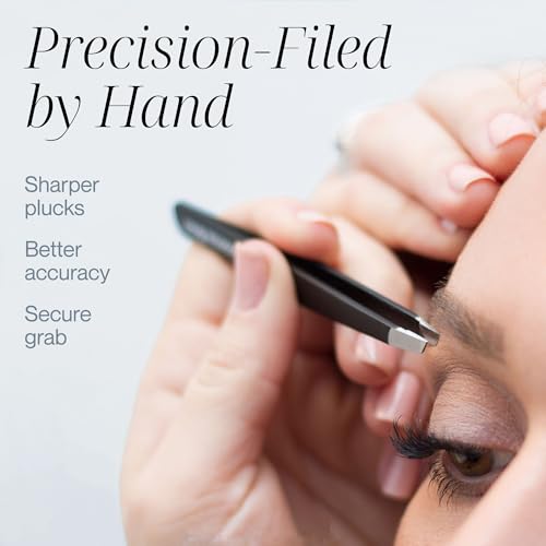 Precision Tweezers Set - Ingrown Hair & Eyebrow Removal, Stainless Steel