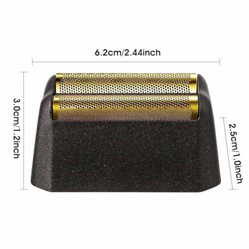 Professional 5 Star Series Finale Shaver Shaper Replacement Foil and Cutter Bar Assembly Compatible with Shaver Model 7031-100, 7043-100 Super Close Super Close Shaving Replacement Heads Black