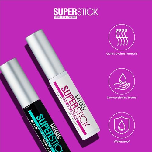 KISS SuperStick Lash Glue - Waterproof Strip Lash Adhesive