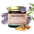 Organic Beef Tallow Balm with Frankincense, Lavender, & Rosehip Oil, 1 oz ? Hand Made in USA Tallow Moisturizer for Dry, Sensitive Skin, Rosacea, Eczema | Natural Hydration for Face & Body