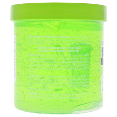 AmPro Pro Styl Protein Styling Gel - Moisturizes and Defines Strands - Helps Protect and Hydrate, Tames and Adds Shine without Weighing Down Tresses - Alcohol and Paraben Free - Olive - 15 oz