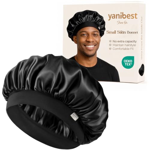 Satin Bonnet for Men Short Hair | Stay-On Night Cap