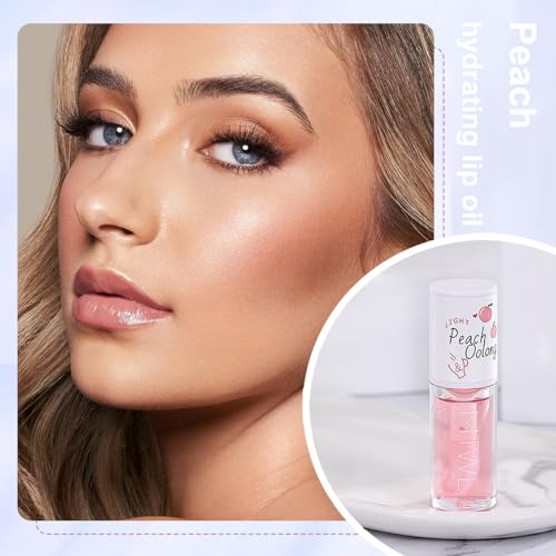 Crystal Jelly Moisturizing Lip Oil Gloss Set - 2Pc