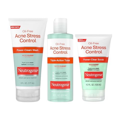 Neutrogena Acne Stress Control Toner, 2% Salicylic Acid, 8 fl oz