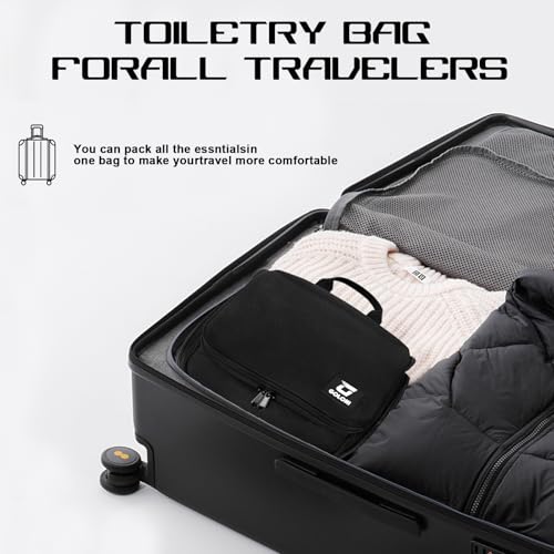 Goloni Hanging Toiletry Bag, 10 Compartments, 360° Rotating Hook