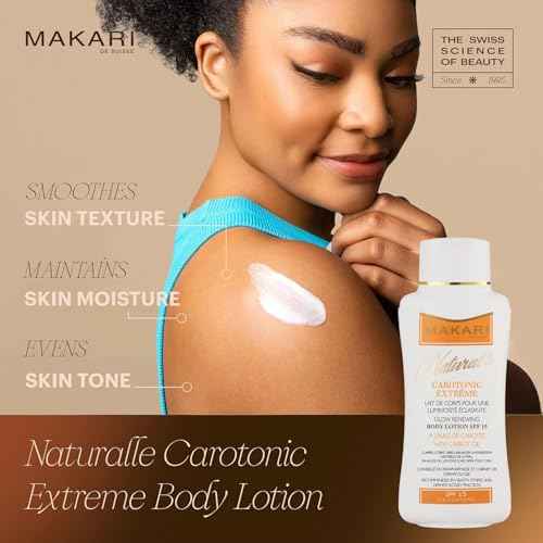 MAKARI Carotonic Extreme Body Lotion (17.6 oz) | Fights Excess Oil Production | Helps Fade Body Scars and Marks | Skin Brightening Formula | Helps Resist Aging and Promotes Healthy Radiance