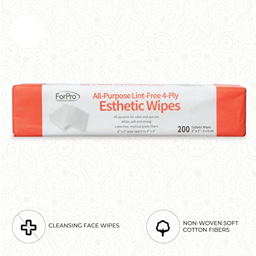 All-Purpose Lint-Free Facial Wipes - 200 Count, 2x2 Inches, Salon & Spa Use (Variation of THIS listing)