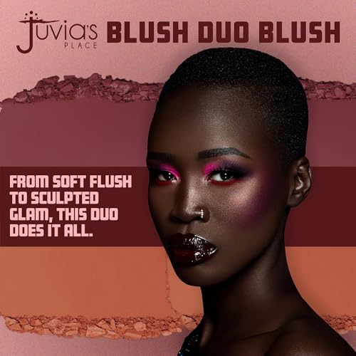 Juvia's Place Duo Blush Volume 1 - Matte Powder Blush for Cheeks