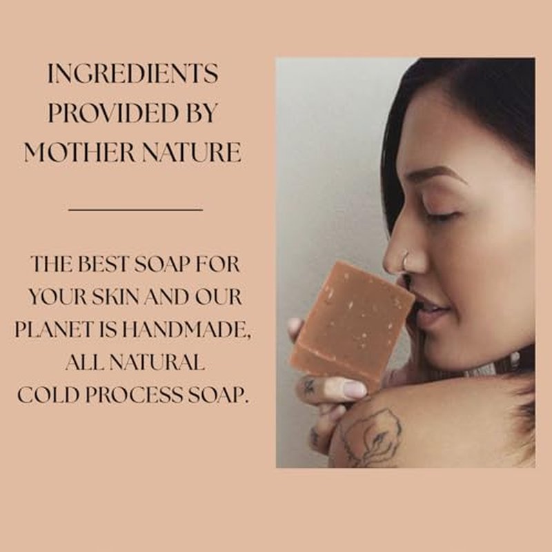 Aspen Kay Naturals Goats Milk, Honey & Oatmeal Soap Bar ? with Organic Raw Honey, Goats Milk, Rolled Oats & Shea Butter - Exfoliating Soap ? For All Skin Types - Handmade in Florida. 4.5 oz Bar