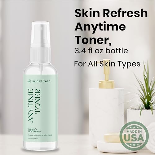 Good Salt Living Skin Refresh Anytime Skin Toner for All Skin Types, Made in The USA, 3.4 Ounce Bottle