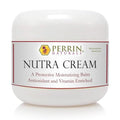 Perrin Naturals Nutra Cream, Concentrated Moisturizing Balm for Very Dry Skin, Targeted Dry Skin Cream for Hands, Heels & Elbows, Skin Barrier Support, Vitamins C E D3 + Resveratrol, 2 oz