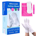 Dermrelief Cotton Moisturizing Gloves for Eczema & Dry Hands - 7 Pairs