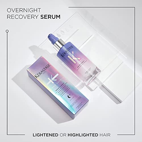 KERASTASE Blond Absolu Cicanuit Serum - Overnight Hair Serum, Hydrates and Softens Color Treated Hair, With Hyaluronic Acid and Edelweiss Flower