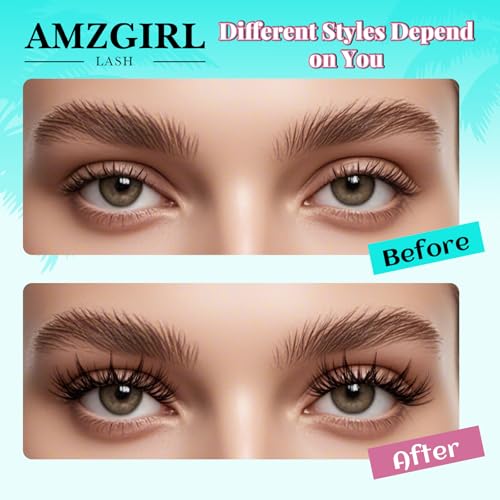 Fairy Eyelash Clusters DIY 144Pcs Lash Extension Kit Natural Lashes Clusters Kit with Lash White Bond and Seal,Lash Remover and Tweezers for Anime Cluster Eyelash Extensions Kit(Holiday-C-8-18mm)