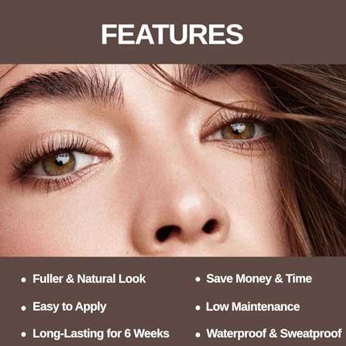 Eyebrow & Eyelash Tinting Kit - 2-in-1 Dark Black Color