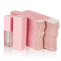 25pc Pink Craft Paper Boxes 25x25x86mm for Lip Gloss