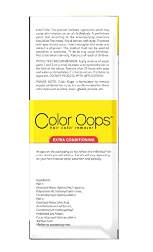 Color Oops Extra Conditioning Hair Color Remover 4oz (3 Pack)