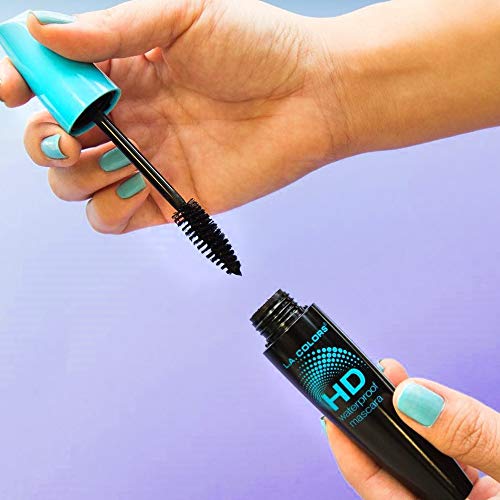 L.A. COLORS HD Waterproof Mascara Very Black - Pack of 2