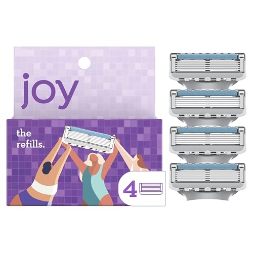 Joy Razor Blade Cartridge Refills for Women - 4 Blades