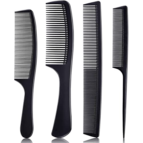 Small Carbon Fiber Comb Set for Men and Women - Teasing & Styling - Premium Hair Styling Tools