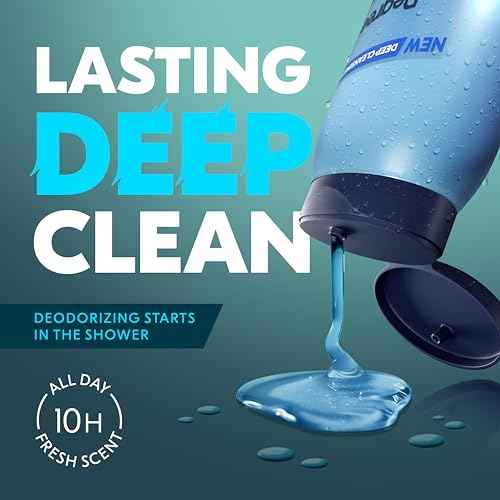 Degree All Day Fresh Body Wash Cool Rush Deep Cleansing 20 FO
