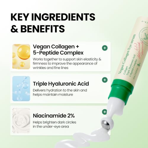 AXIS-Y Vegan Collagen Eye Serum - Hydrating & Firming for Dark Circles