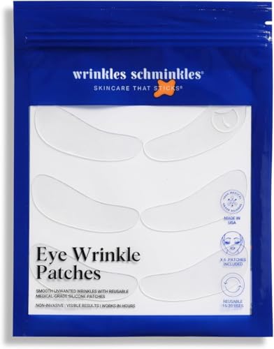 Wrinkles Schminkles Under Eye Patches - Medical Grade Silicone (3 Pairs)