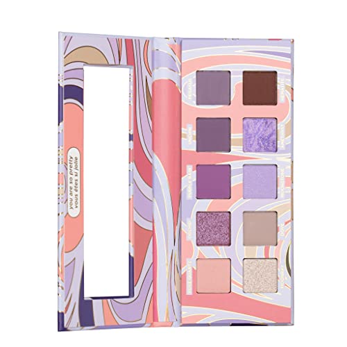 Pacifica Purple Nudes Eyeshadow Palette - 10 Shades, 0.2 oz, Vegan & Cruelty-Free
