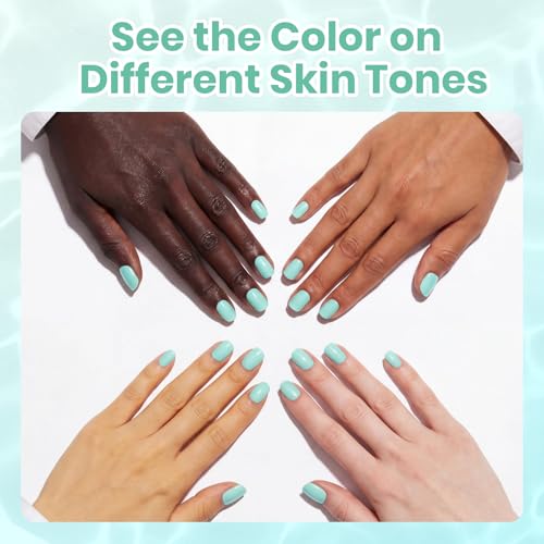 Beetles Mint Green Nail Polish - Jelly Mint Seafoam