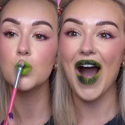 6-Color Matte Lipstick Stick & Face Paint Set