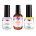 Nail Dehydrator and Acid-Free Primer Set with Cuticle Oil for Acrylic Nails