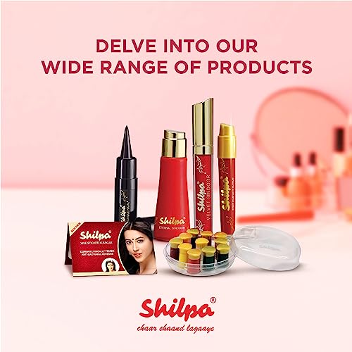 Shilpa Liquid Kumkum Bindi 11 Shades Multicolor