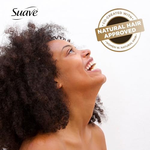 Suave Lush & Coily Natural Shea Butter Coconut Moisturizing Curl Conditioner 16.5 fl oz