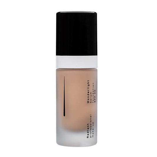 Radiant Professional Wonderlight Serum Liquid Foundation for Makeup Kit - Alternative to Bronzer Powder - Color Corrector & Under Eye Concealer - Matte Eyeshadow Base - 1.01 oz - Natural Beige (03)