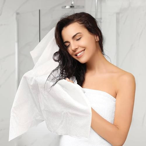 Premium Disposable Bath Towels, 15" x 31.5", 50-Count