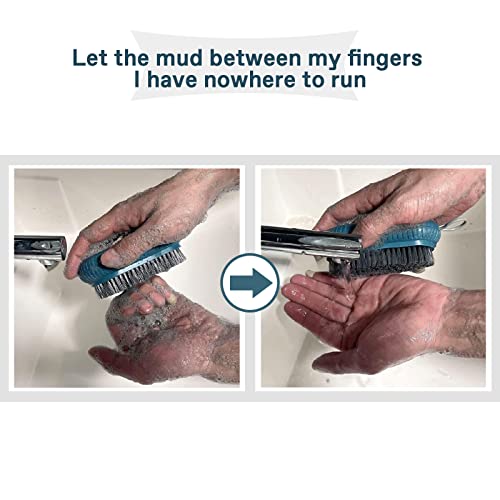 Heavy Duty Nail Brush with Stiff Bristles for Tough Stains