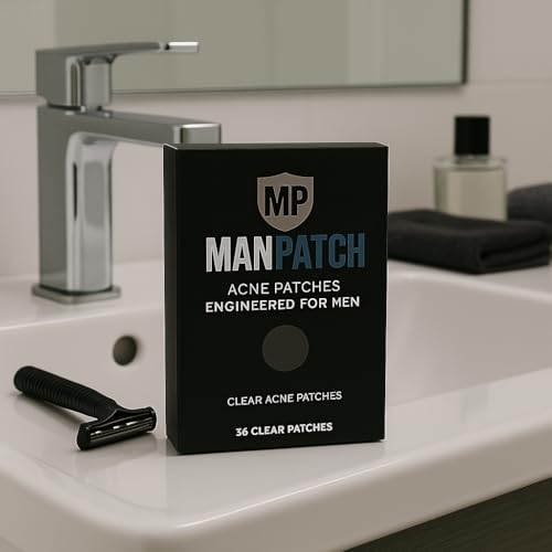MANPATCH Clear Acne Patches for Men - 36 Count