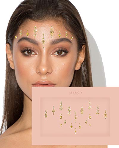 Mercy London Crystal Bindis Multipack Gold Silver