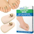VIVEsole Budin Toe Straightener Pair - Hammer Toe Corrector for Pain Relief
