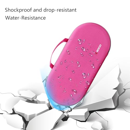 RLSOCO Hard Case for Dyson Airwrap i.d./Airwrap Co-anda2x Multi-Styler and Dryer - Fits 4pcs Long Barrels or Short Barrels - Pink (Case Only,Hair Styler is not Included)