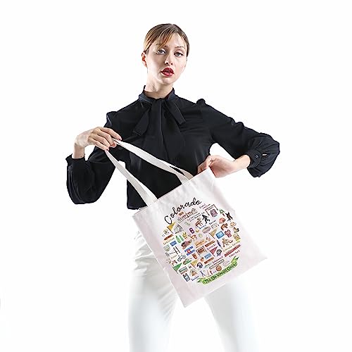 Colorado Welcome Tote Bag - Travel Gift with Colorado Design