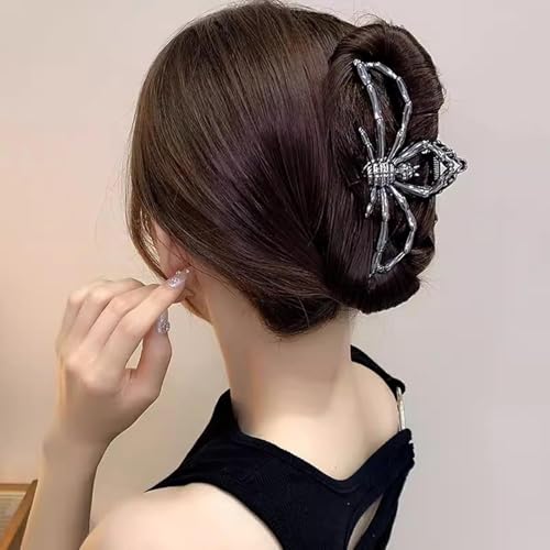 Gold Hair Accessories for Women: 1PCS Irregular Wave Metal Claw Clip with Pearl Tassel Design, Non-Slip Clamps for Elegant Styling and Fashion