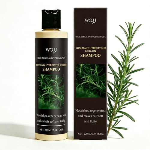 WOJJ Rosemary Keratin Shampoo Sulfate-Free Volume for Fine Hair 7.4 fl oz