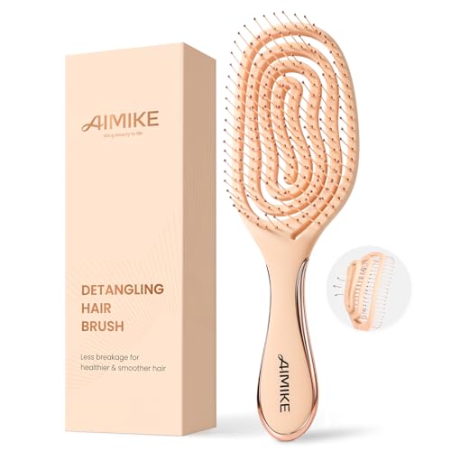 AIMIKE SpiraFlexi Detangling Brush for Fine Hair - Gentle & Flexible