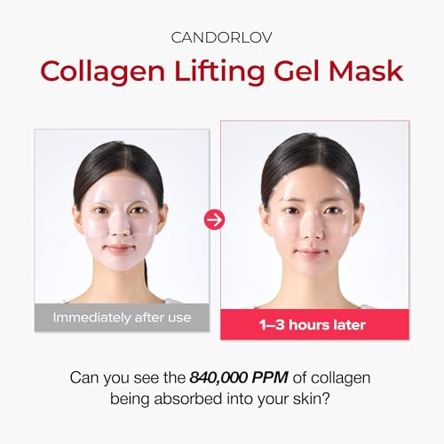 Candorlov CDL Collagen Duo Mask & Cream Set - 10 Sheets + Cream (Face Mask Pack of 2)