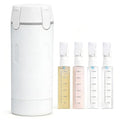 White 4 Pack 30ML Travel Dispenser Bottles - Leakproof Toiletry Set