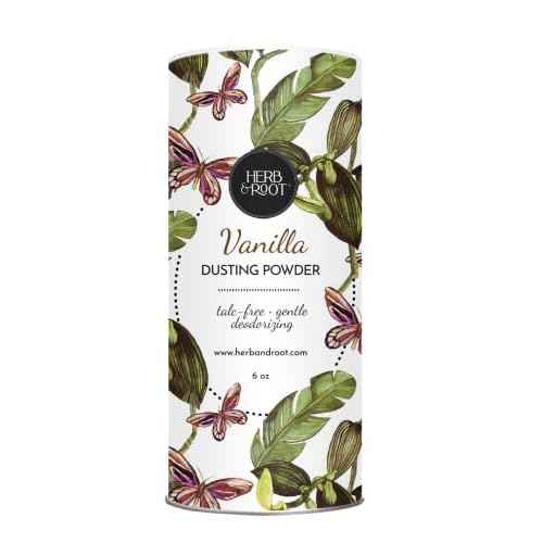 Herb & Root Body Powder Gift Set- Oprah's Favorite Things, 3 Talc-Free Scents: Lavender, Rose, Vanilla, Large Puff