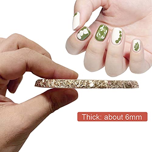 Resin Nail Art Palette - Mixed Color Makeup Palette, White - Compact & Reusable