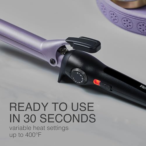 Remington 1-Inch Ceramic Curling Iron with Anti-Static & Titanium Coating